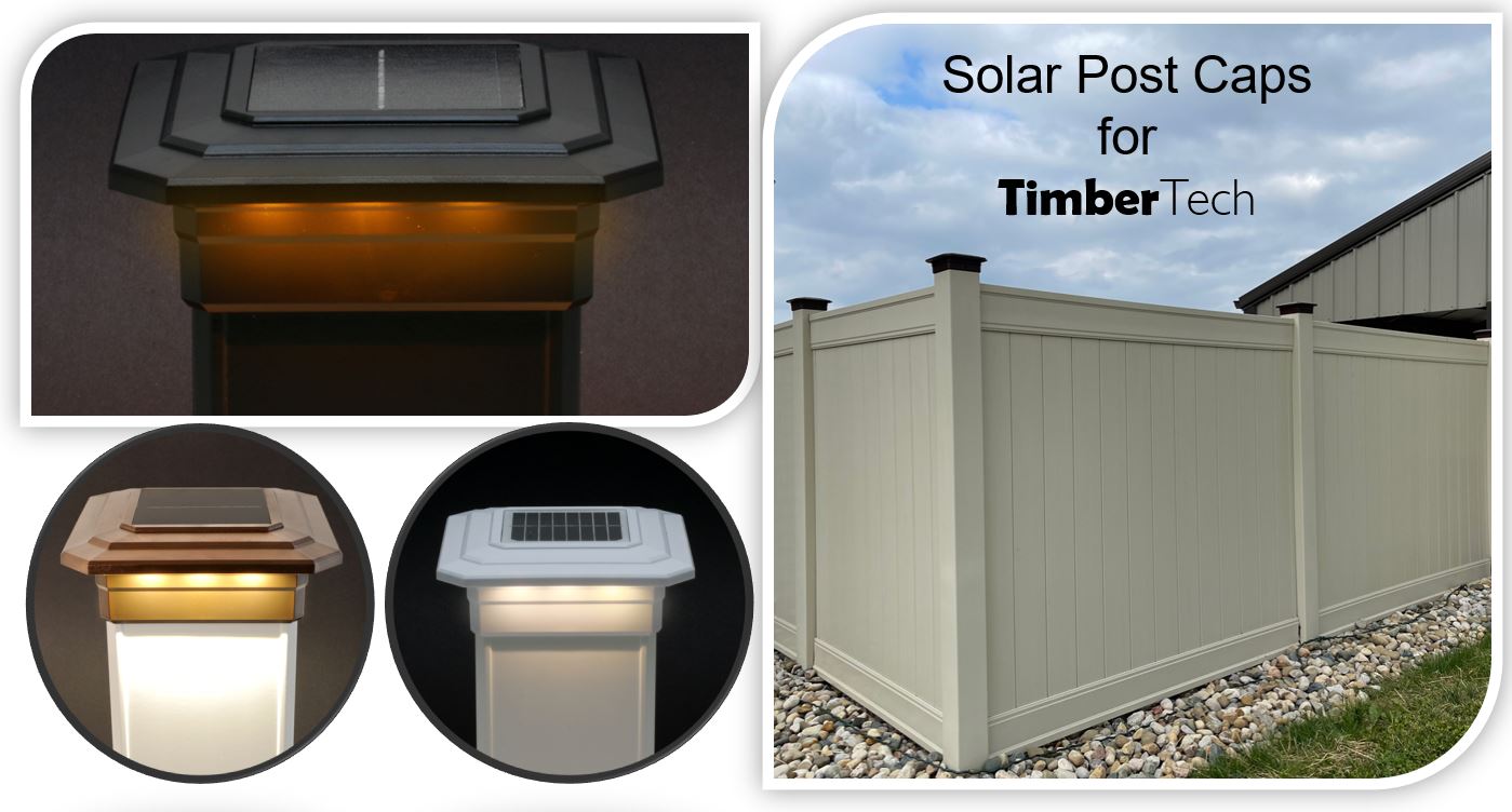 TimberTech Solar Post Cap Lights